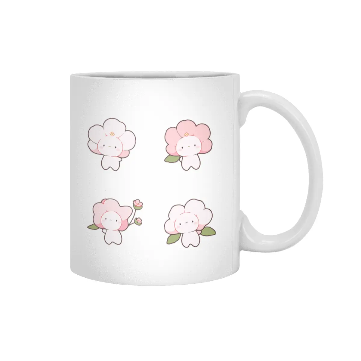 Cute Flower Sprite Beyaz Kupa