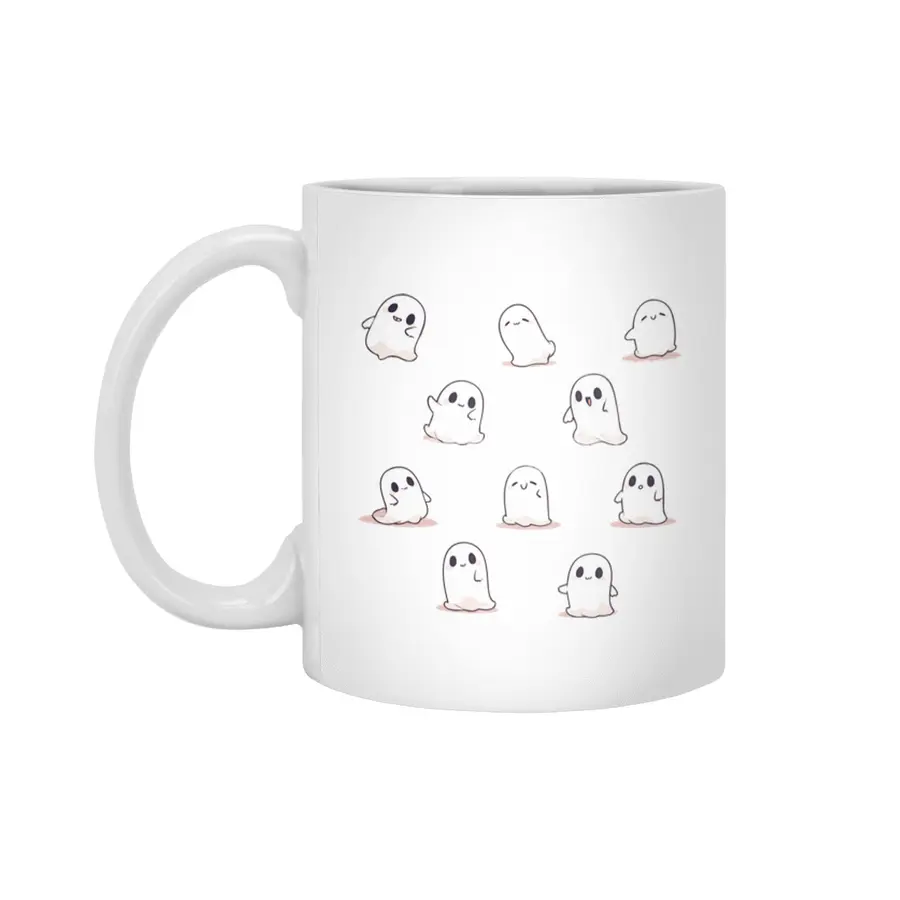 Cute Ghost Beyaz Kupa