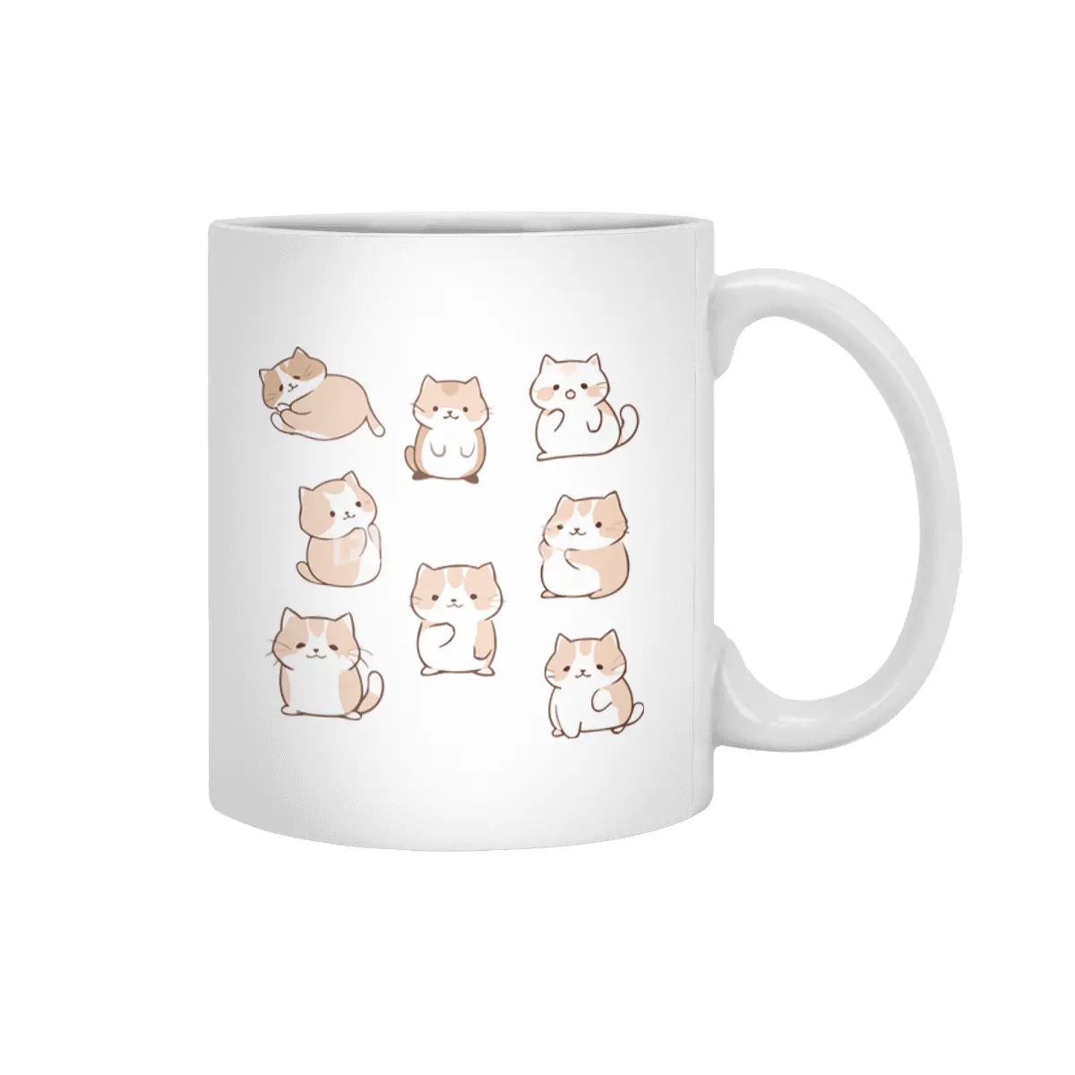 Cute Cat Beyaz Kupa