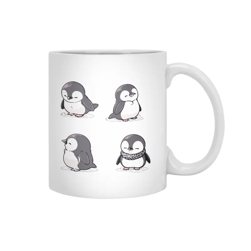 Cute Penguin Beyaz Kupa