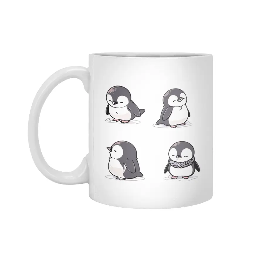 Cute Penguin Beyaz Kupa