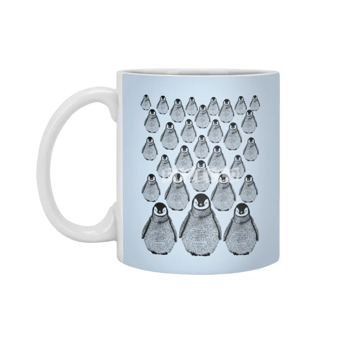 Penguin Family Beyaz Kupa