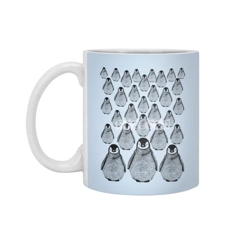 Penguin Family Beyaz Kupa