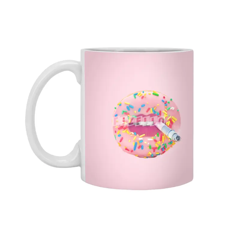 DoNut Smoke Beyaz Kupa