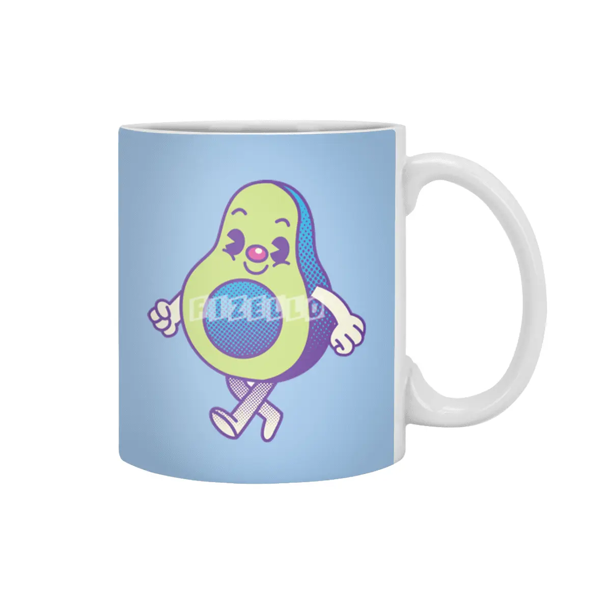 Cute Retro Avocado Beyaz Kupa