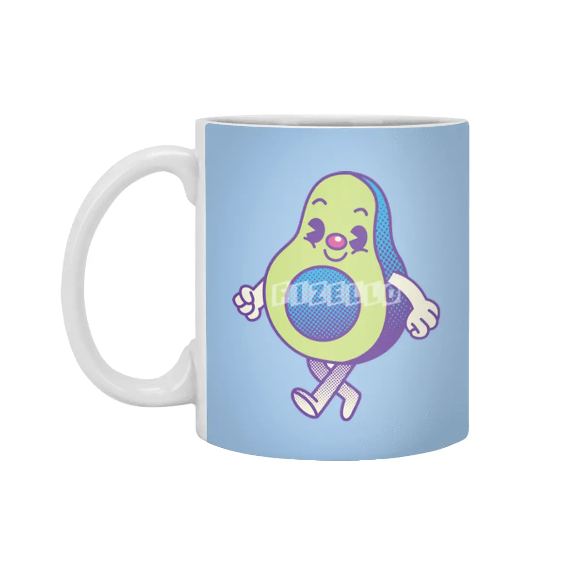 Cute Retro Avocado Beyaz Kupa