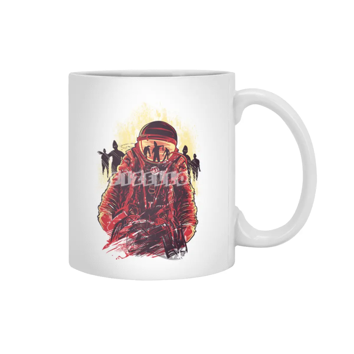 Space Zombies Beyaz Kupa