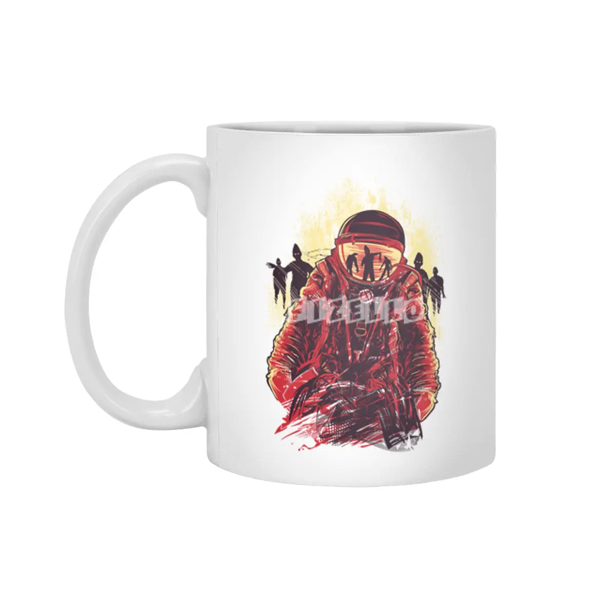 Space Zombies Beyaz Kupa
