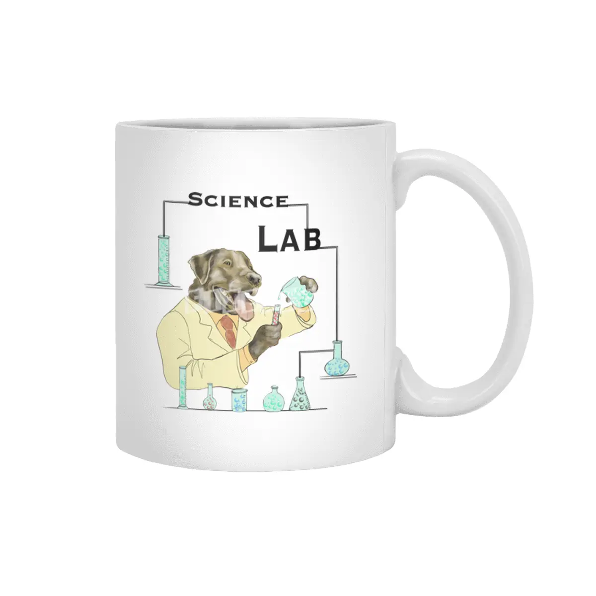 Science Lab Beyaz Kupa