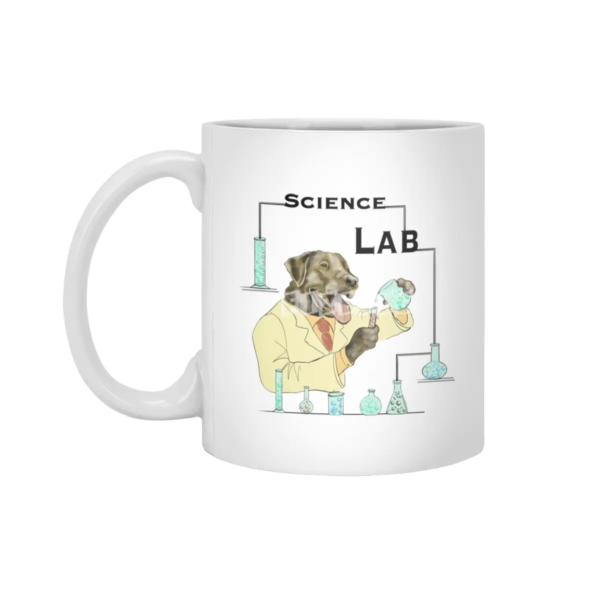 Science Lab Beyaz Kupa