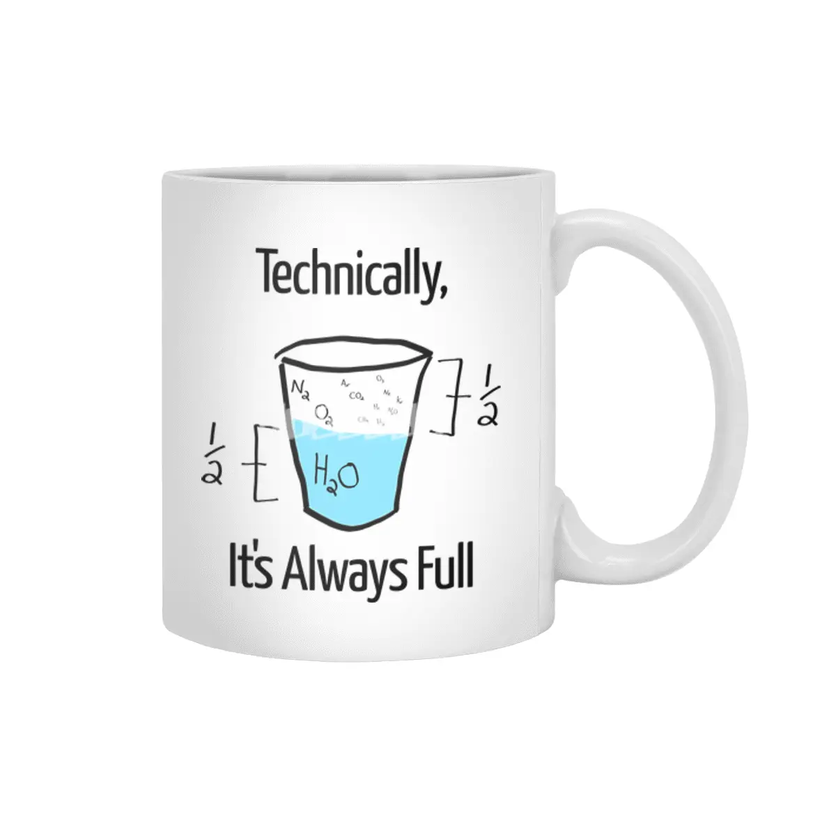 Funny Science Joke Beyaz Kupa