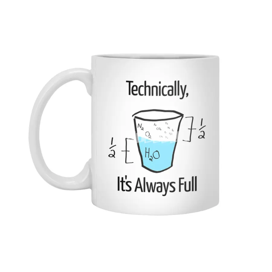 Funny Science Joke Beyaz Kupa