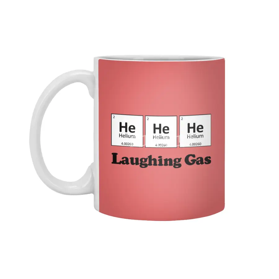 He He He Laughing Gas Beyaz Kupa