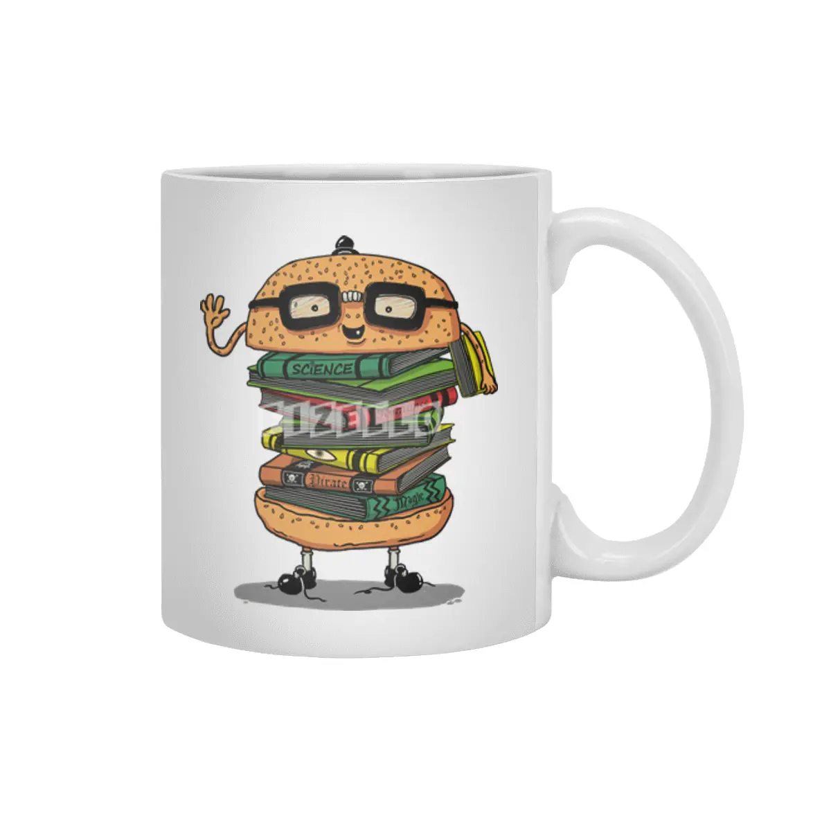 Geek Burger Beyaz Kupa