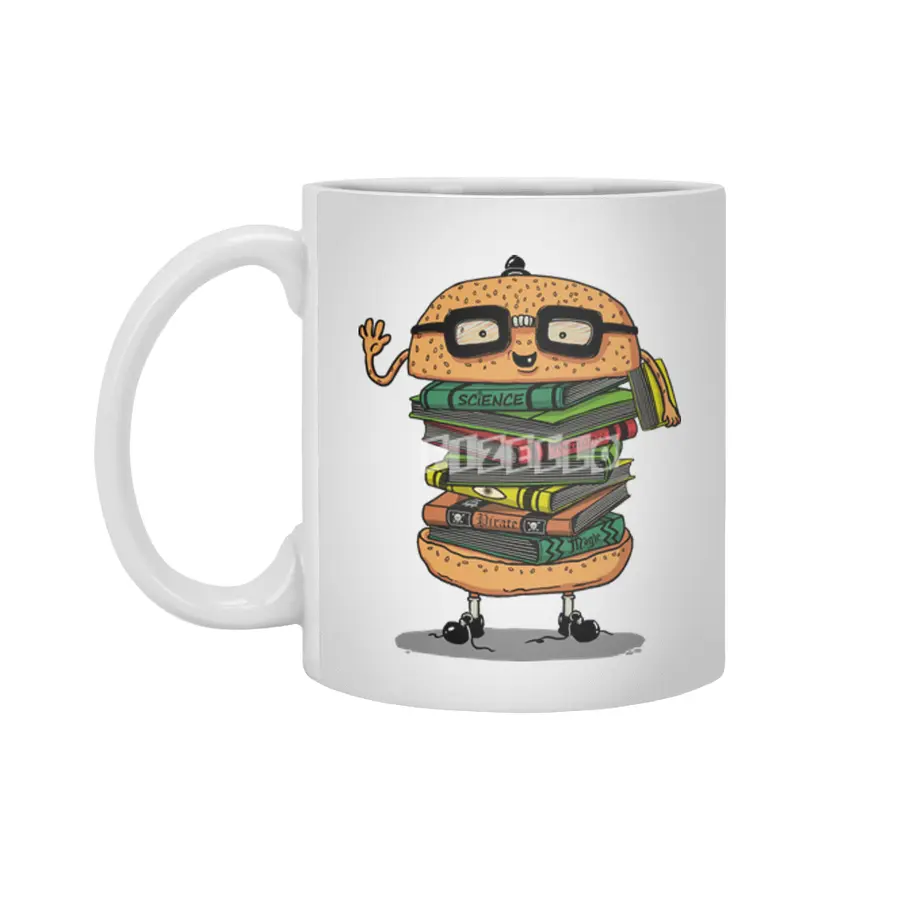 Geek Burger Beyaz Kupa