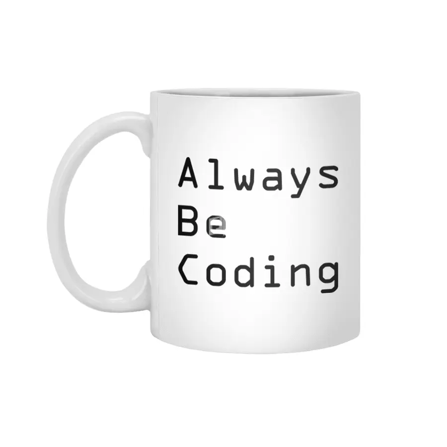 Always Be Coding Beyaz Kupa