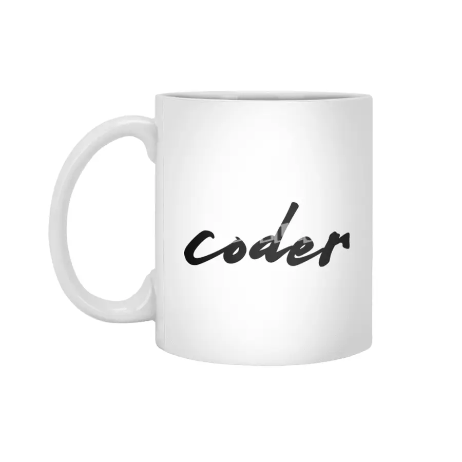 Artsy Coder Calligraphy Beyaz Kupa