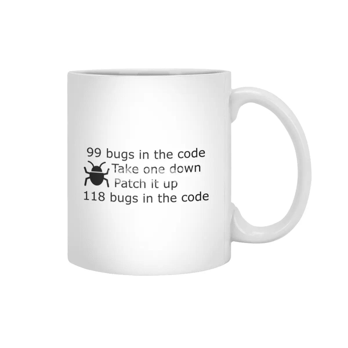 99 bugs in the code Beyaz Kupa