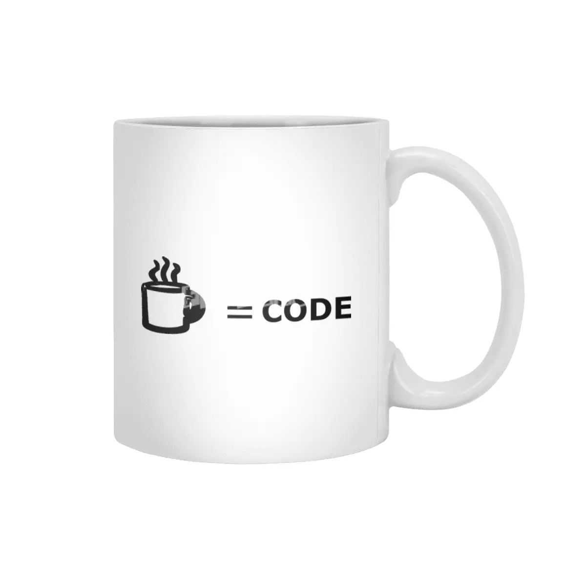 Coffee equals code Beyaz Kupa