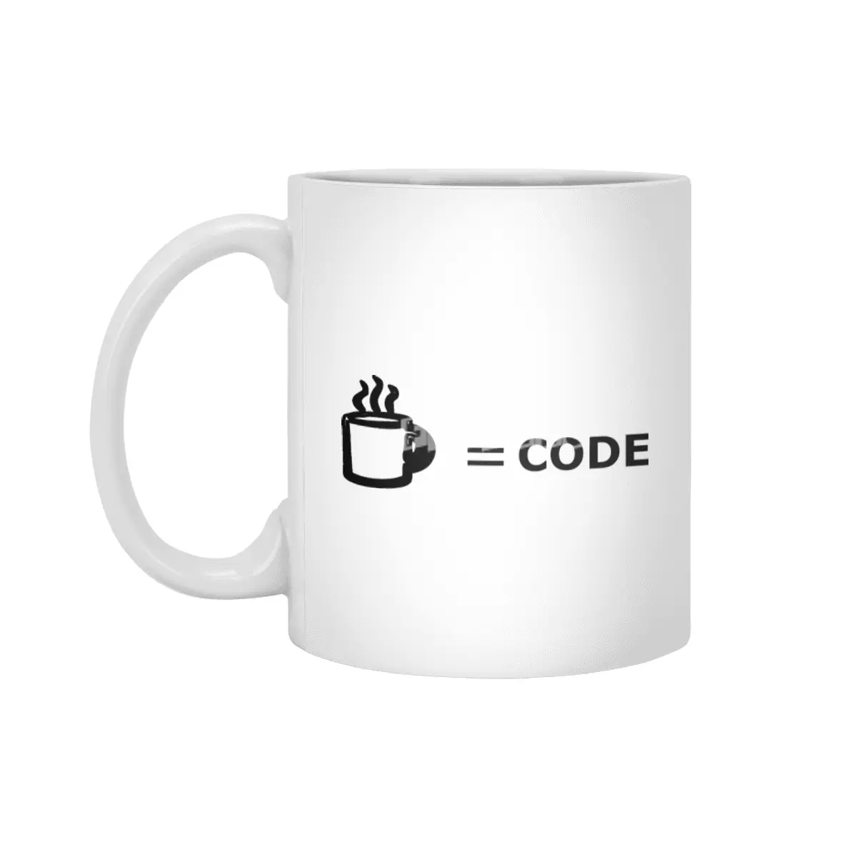 Coffee equals code Beyaz Kupa