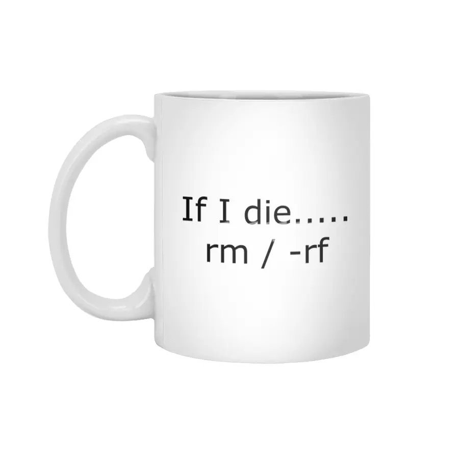 If I Die, RM RF Beyaz Kupa