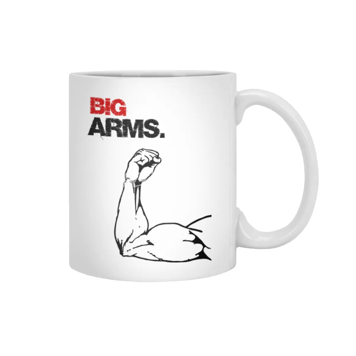 big arms Beyaz Kupa