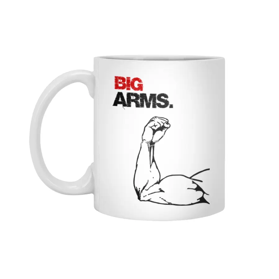 big arms Beyaz Kupa