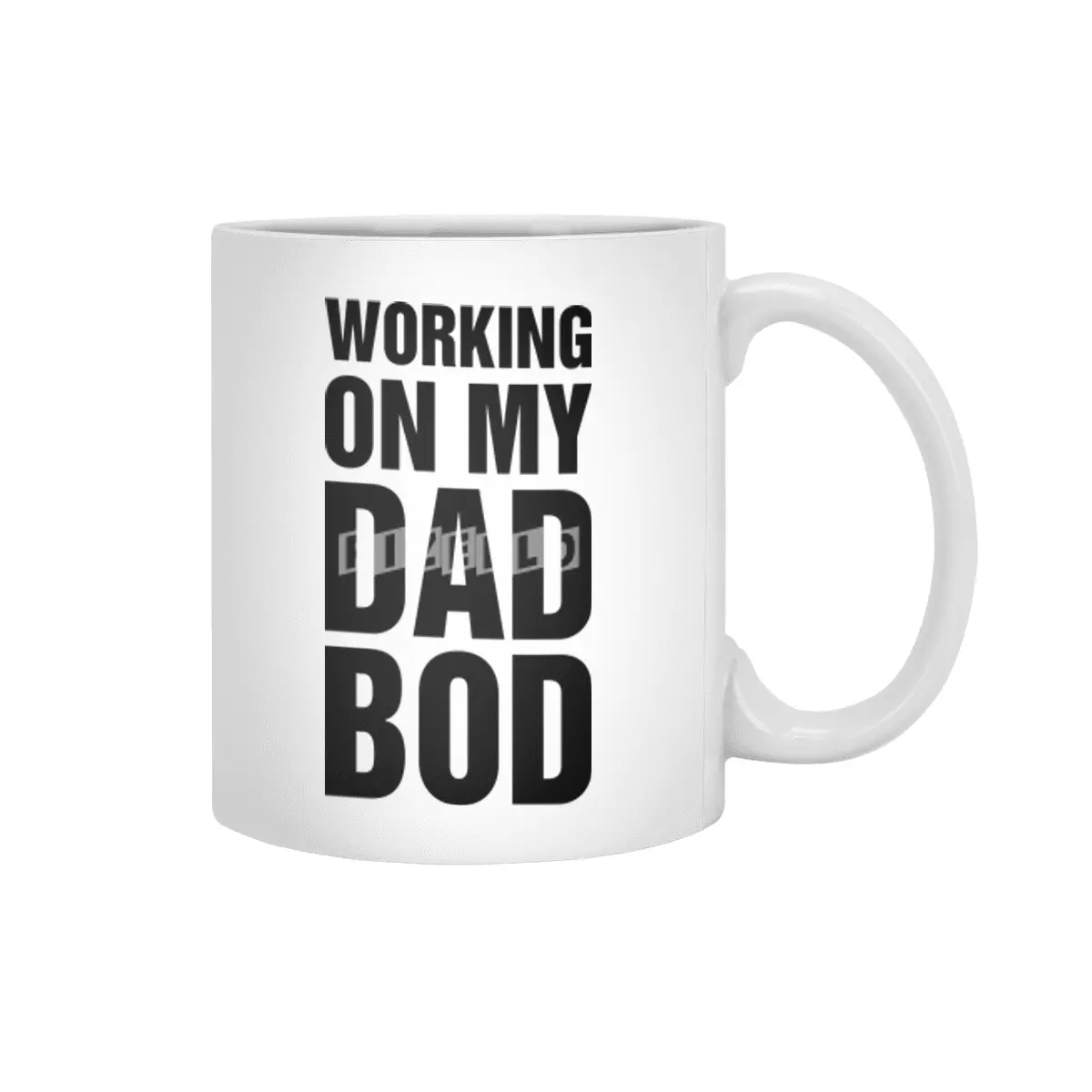 Working On My Dad Bod Beyaz Kupa