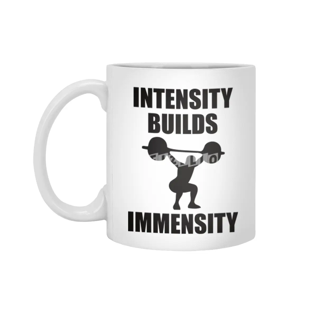 Bodybuilding - Intensity Builds Immensity Beyaz Kupa