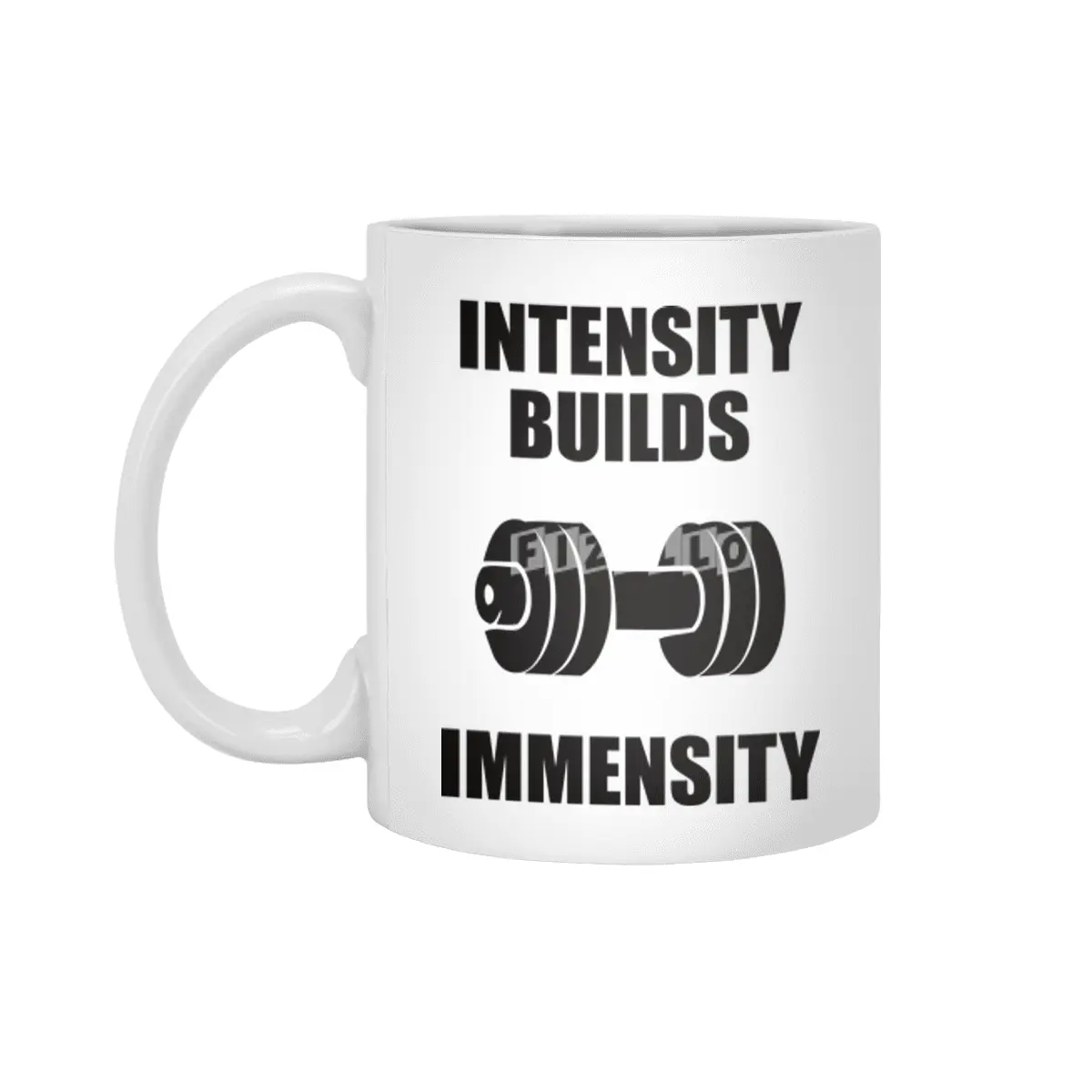 Bodybuilding - Intensity Builds Immensity Beyaz Kupa