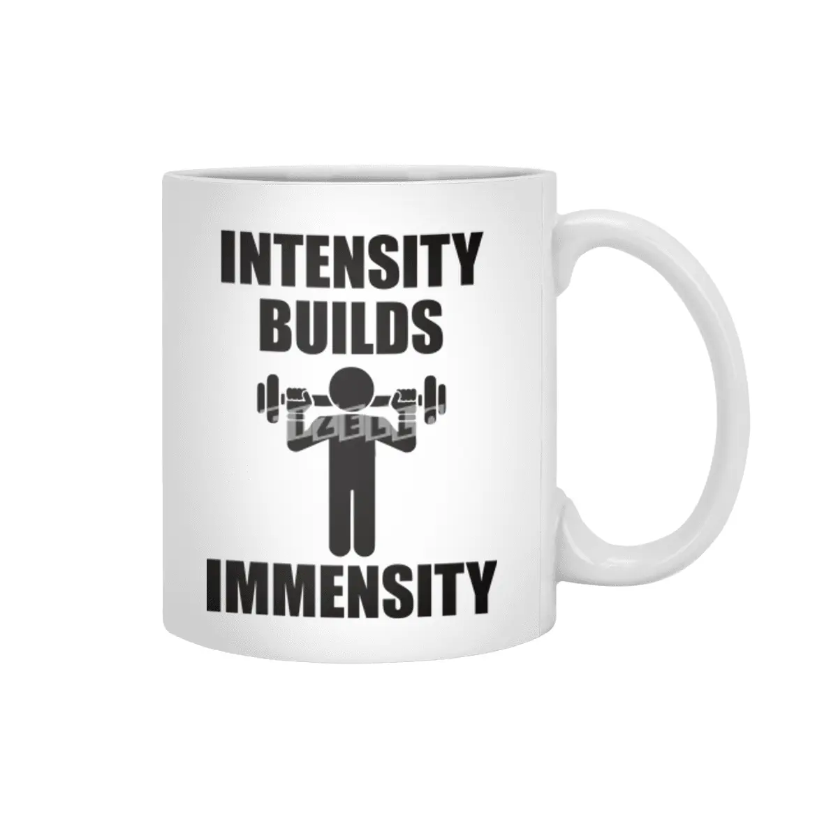 Bodybuilding - Intensity Builds Immensity Beyaz Kupa