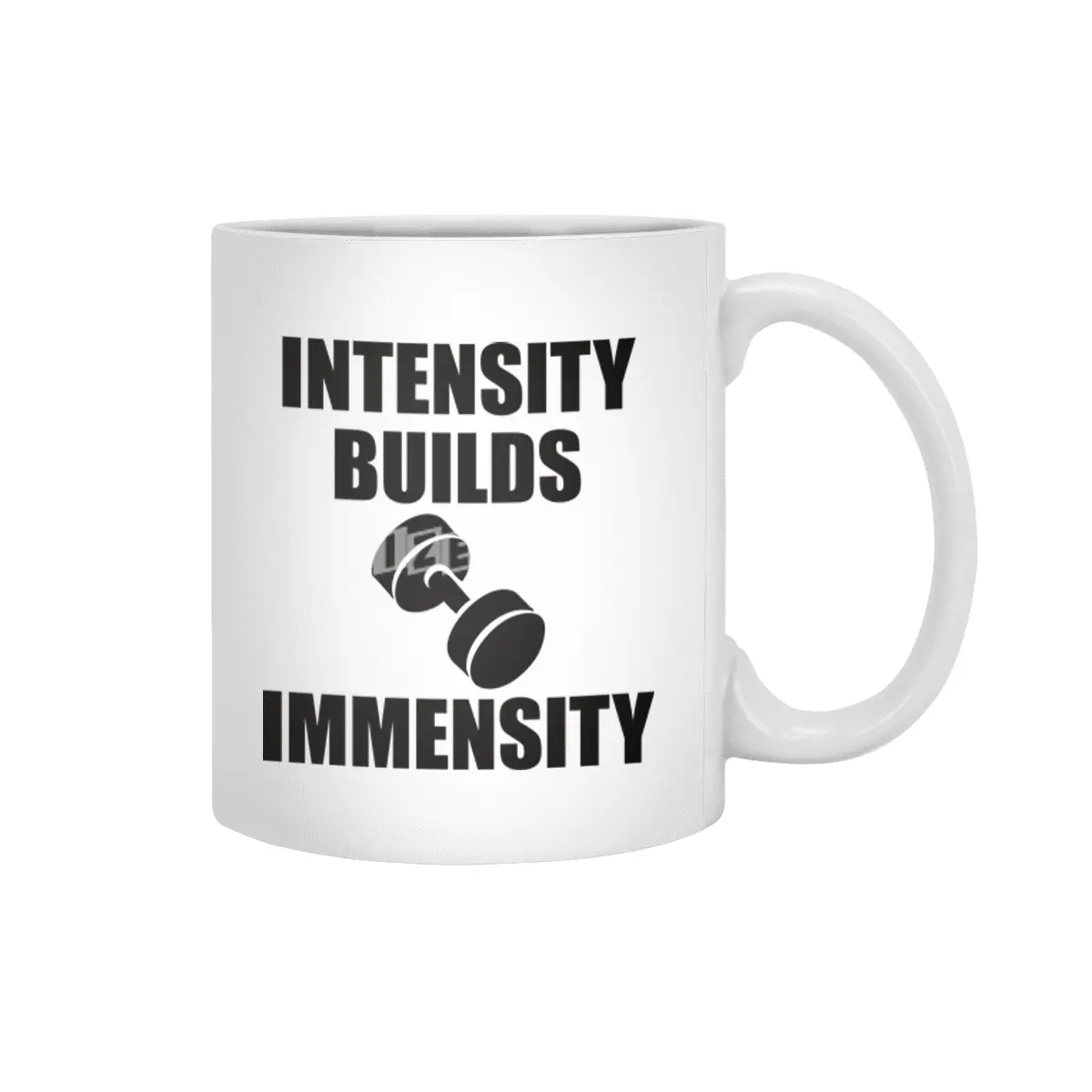 Bodybuilding - Intensity Builds Immensity Beyaz Kupa