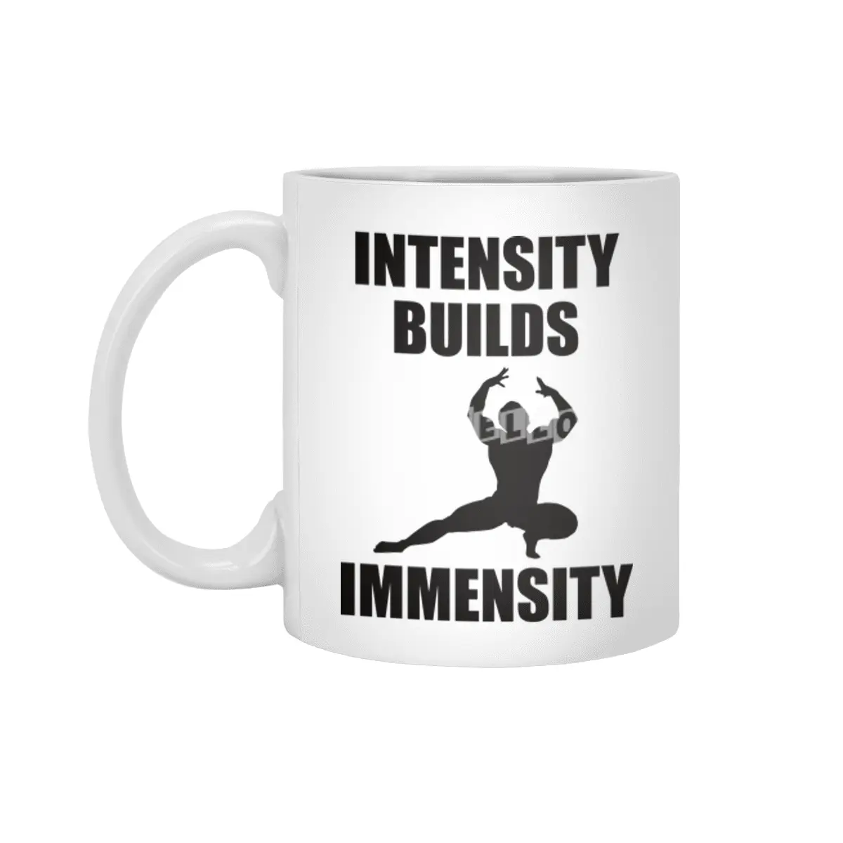 Bodybuilding - Intensity Builds Immensity Beyaz Kupa