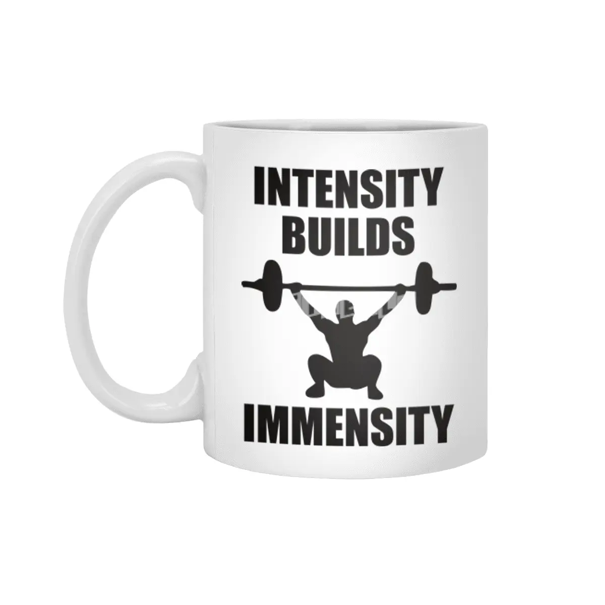 Bodybuilding - Intensity Builds Immensity Beyaz Kupa