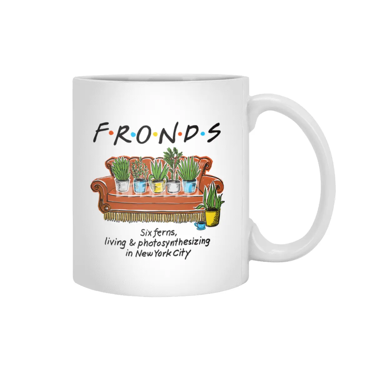 FRONDS Beyaz Kupa