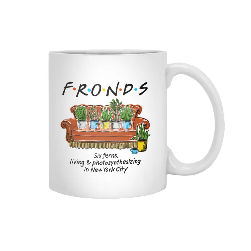 FRONDS Beyaz Kupa