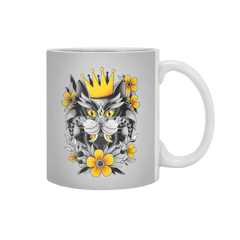 King of Purr Beyaz Kupa