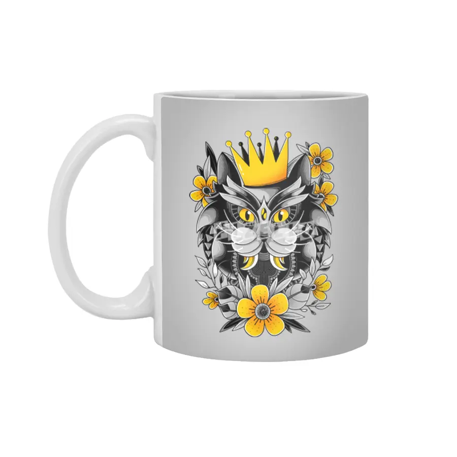King of Purr Beyaz Kupa