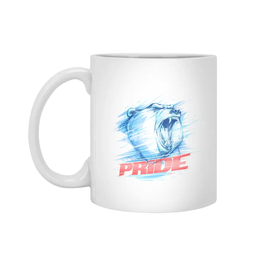 Bear Pride Beyaz Kupa