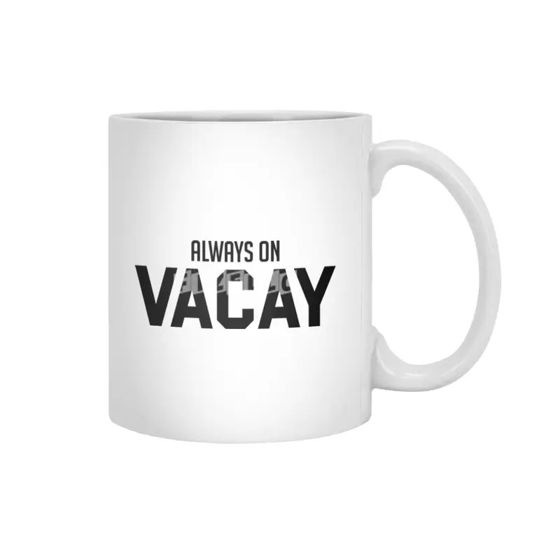 Always on Vacay Beyaz Kupa