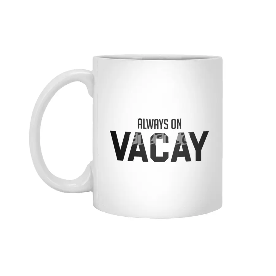 Always on Vacay Beyaz Kupa