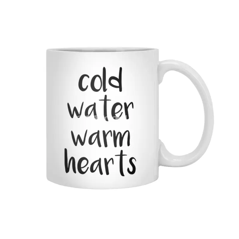 Cold Water Warm Hearts Beyaz Kupa