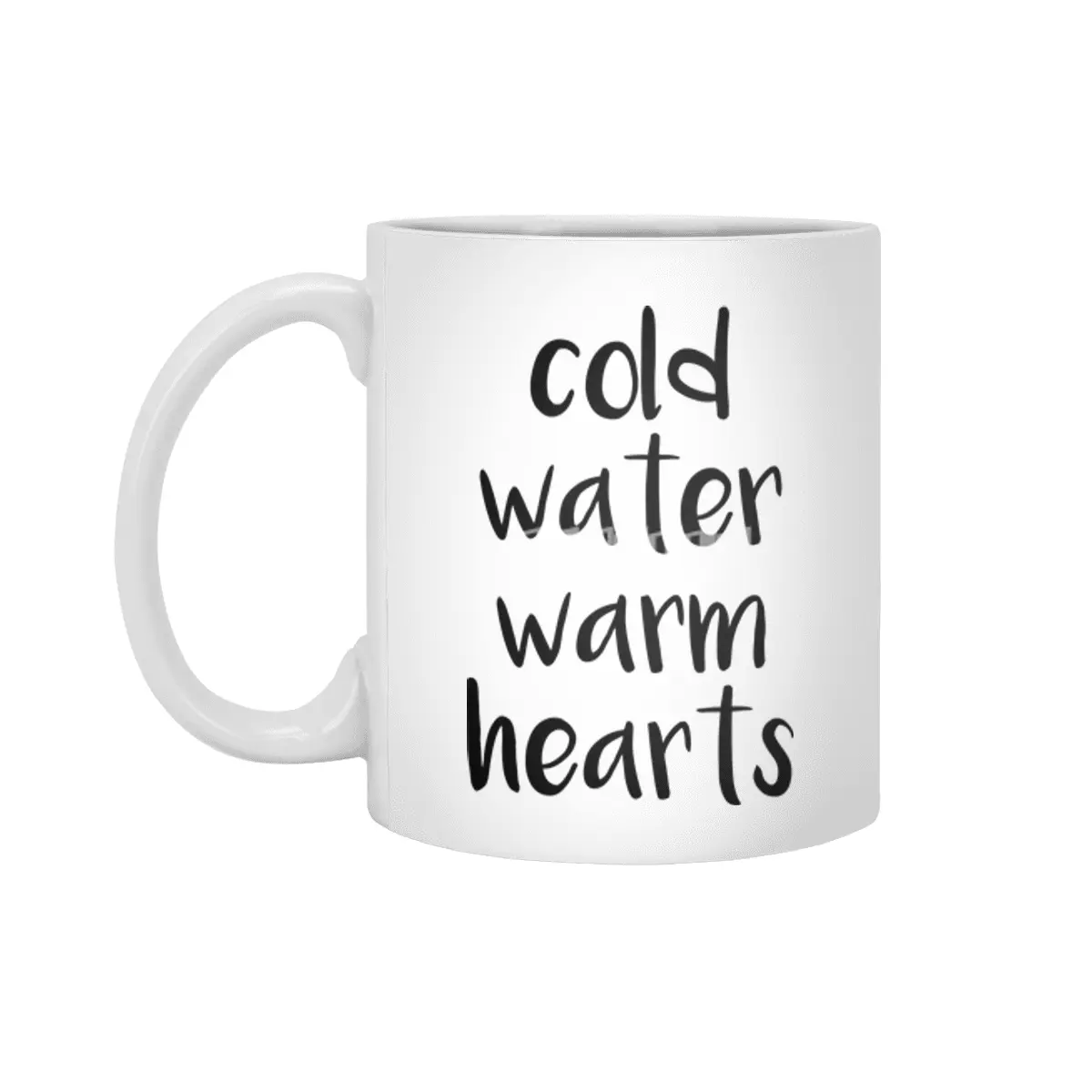 Cold Water Warm Hearts Beyaz Kupa