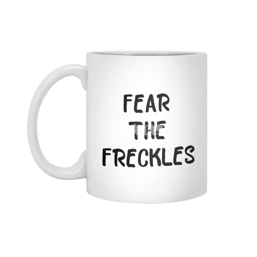Fear the Freckles Beyaz Kupa