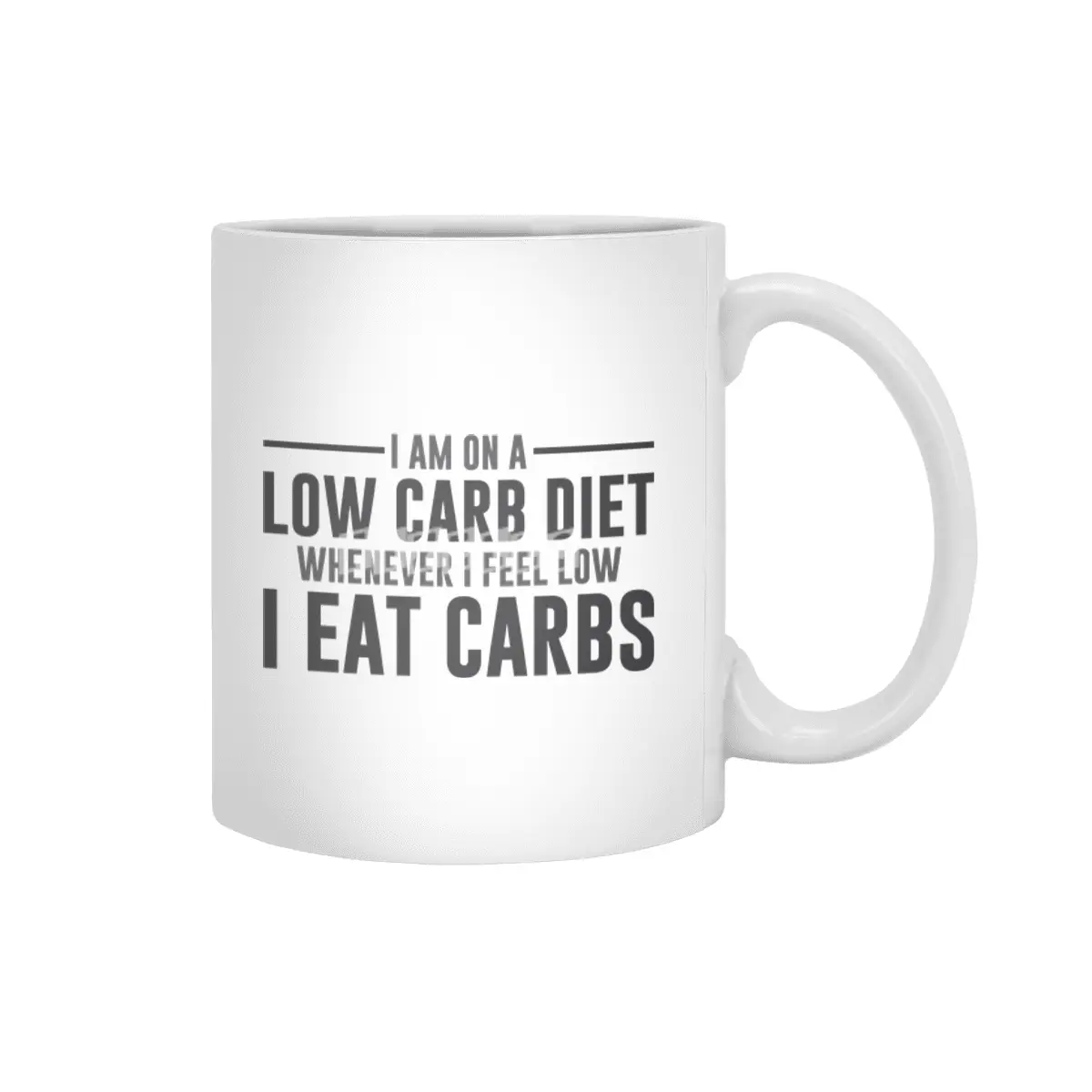 Feel Low Carbs Beyaz Kupa