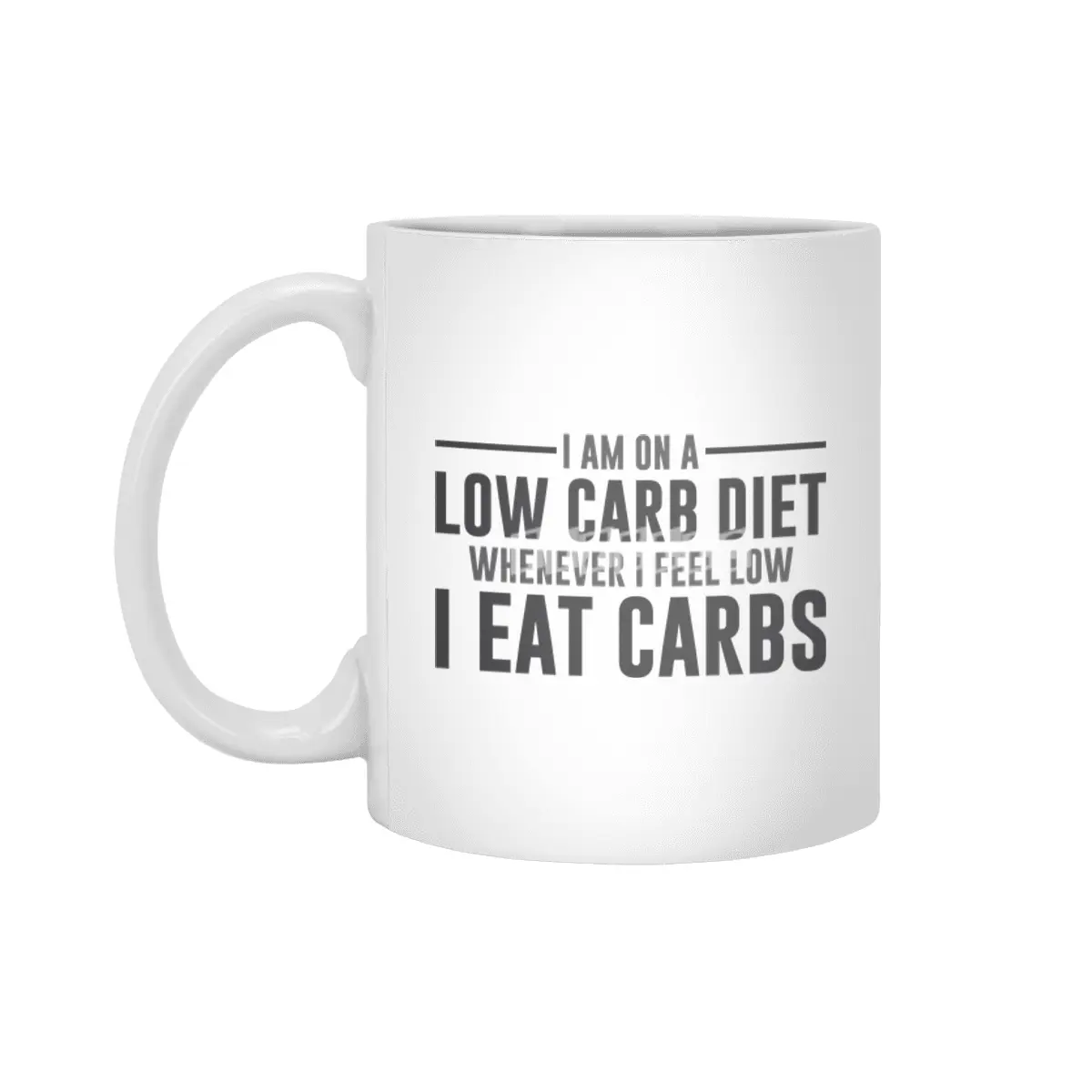 Feel Low Carbs Beyaz Kupa