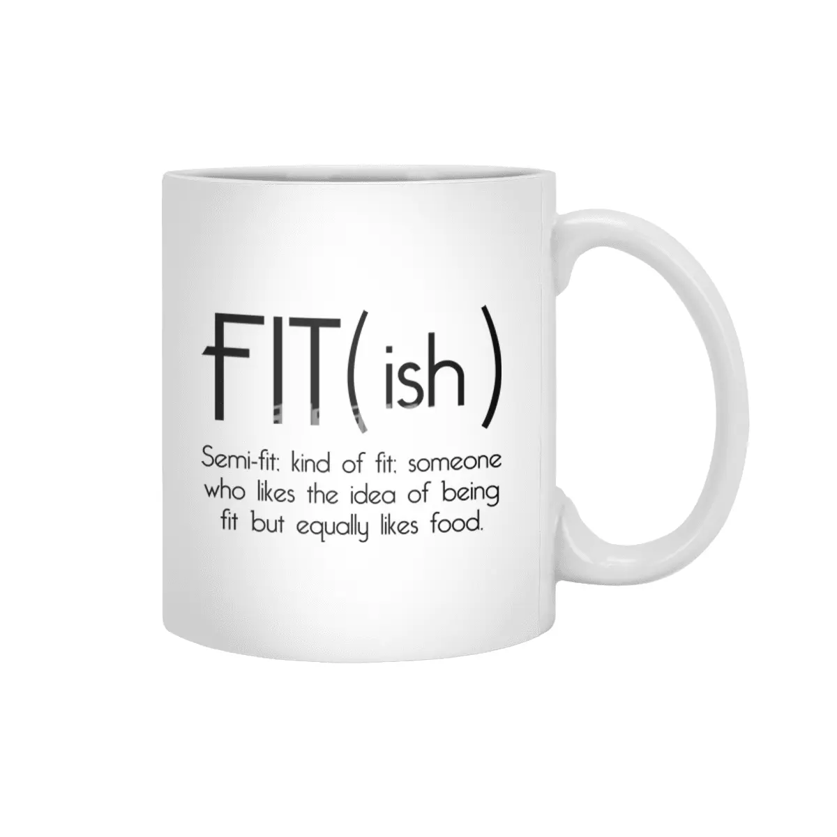 Fit(ish) Beyaz Kupa