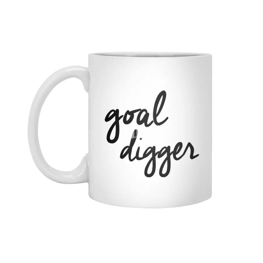 Goal Digger Beyaz Kupa