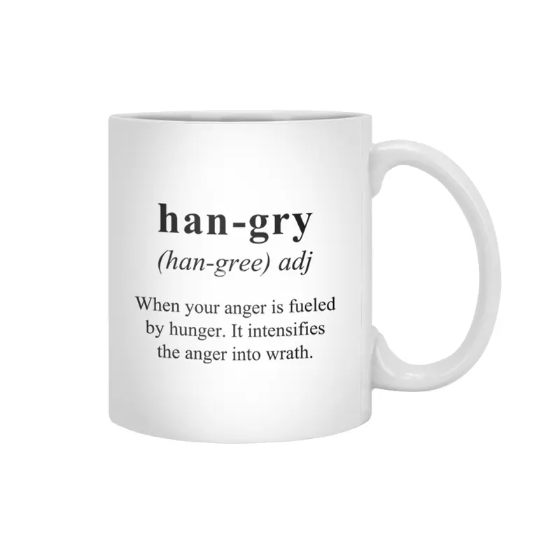 Hangry Beyaz Kupa