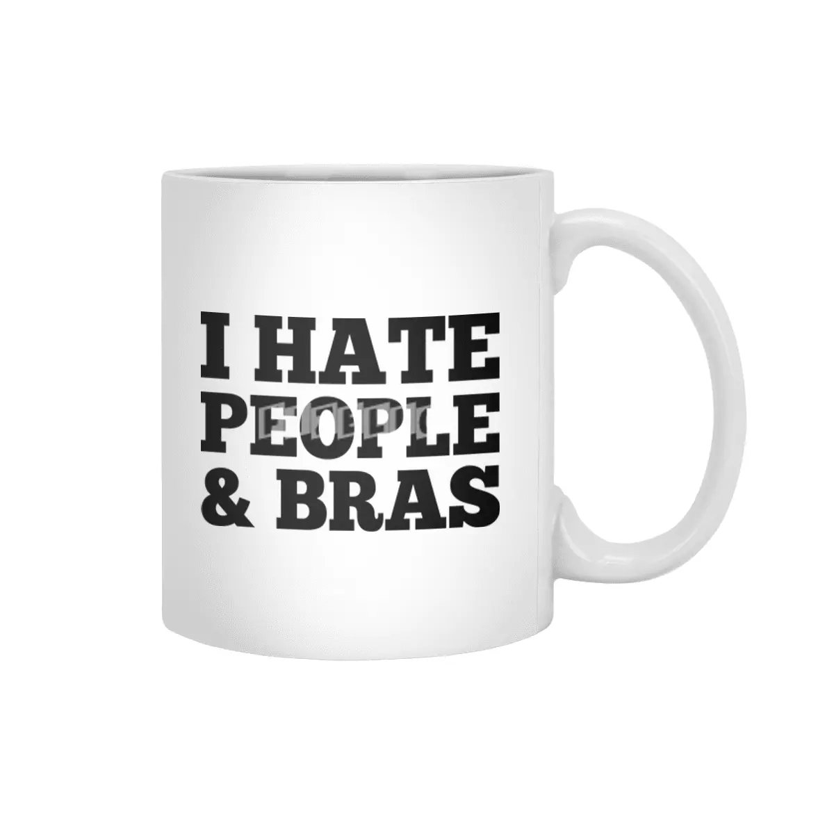 I Hate People & Bras Beyaz Kupa